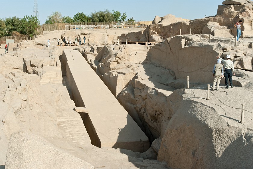Aswan. Unfinished obelisk. Aswan. .