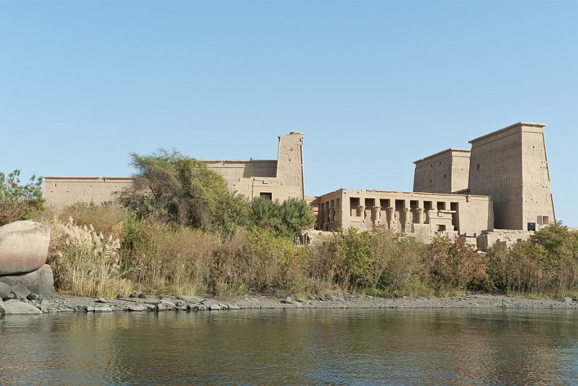 Philae Temple of Isis. Agilkia Island. near Aswan. .