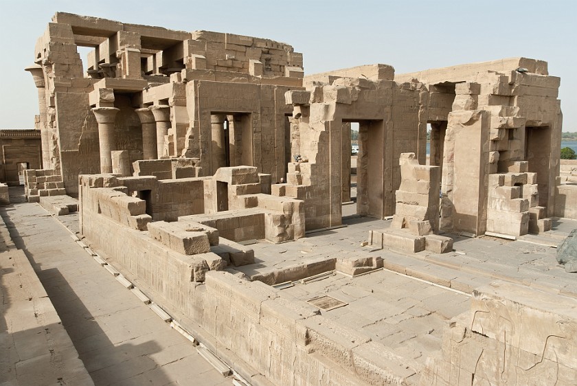 Temple of Kom Ombo. Rear side of the temple. Kom Ombo. .