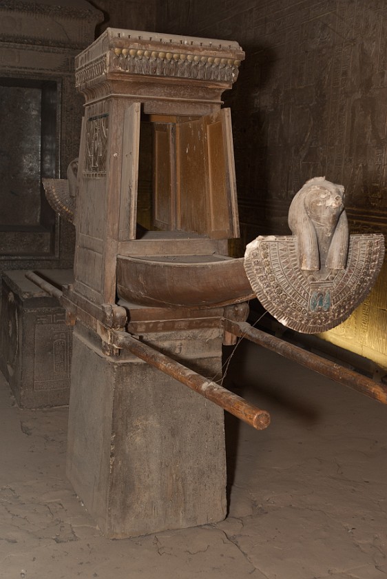 Edfu Temple of Horus. Ceremonial barque. Edfu. .