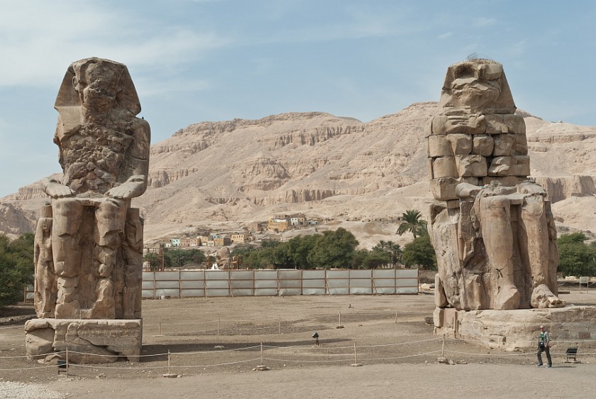 Colossi of Memnon. Statues. near Luxor. .