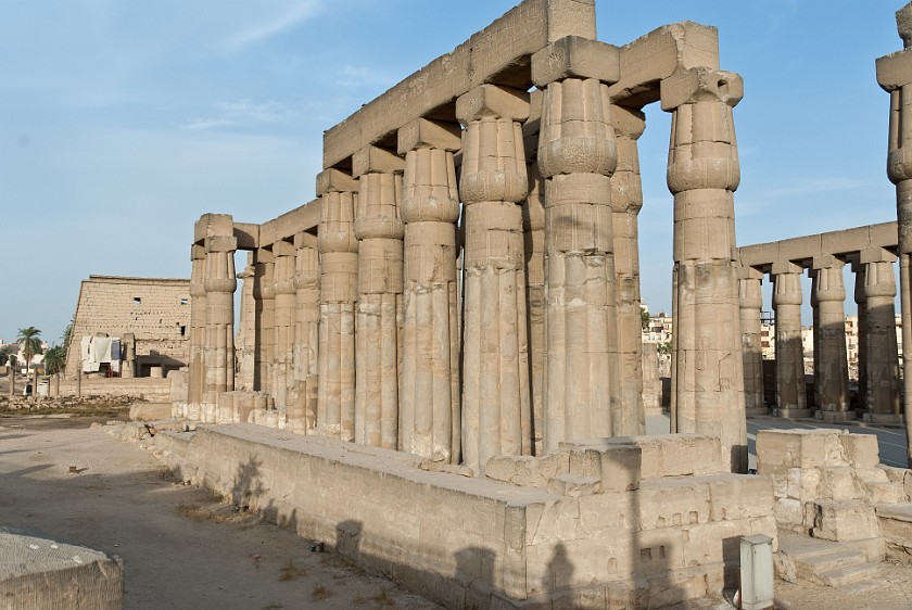 Luxor Temple. Sun Court of Amenhothep III. Luxor. .