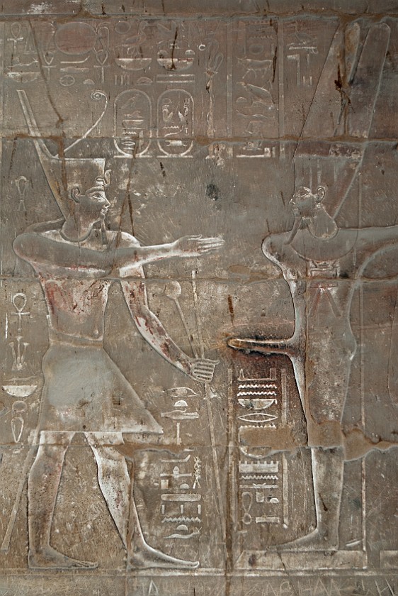 Luxor Temple. Relief. Luxor. .