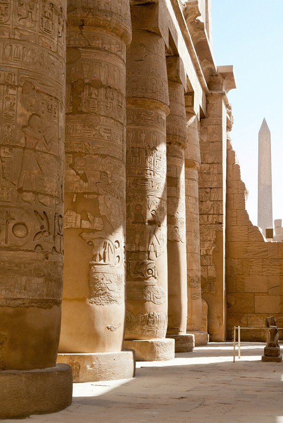 Karnak Temple of Amun. Great Hypostyle Hall. Karnak. .