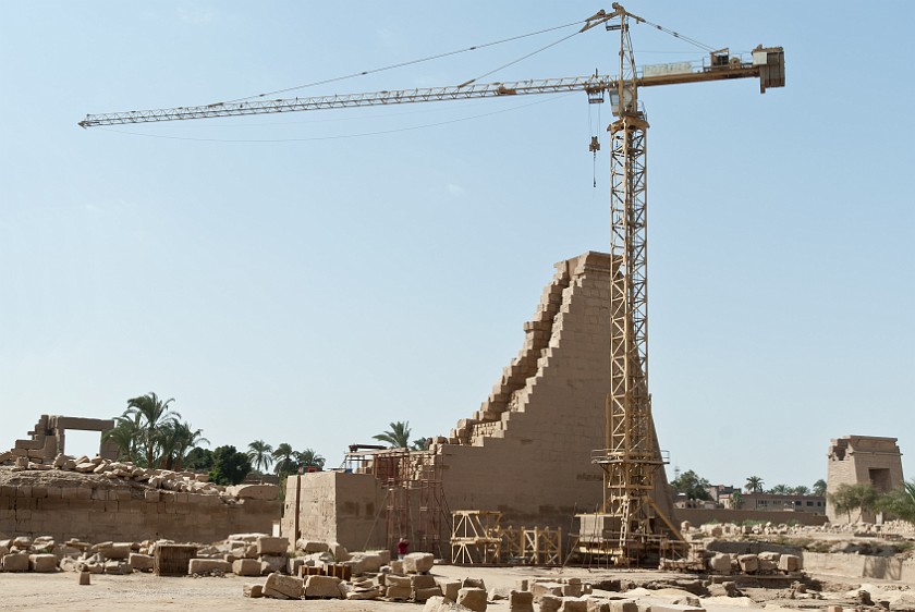 Karnak Temple of Amun. Ninth pylon. Karnak. .