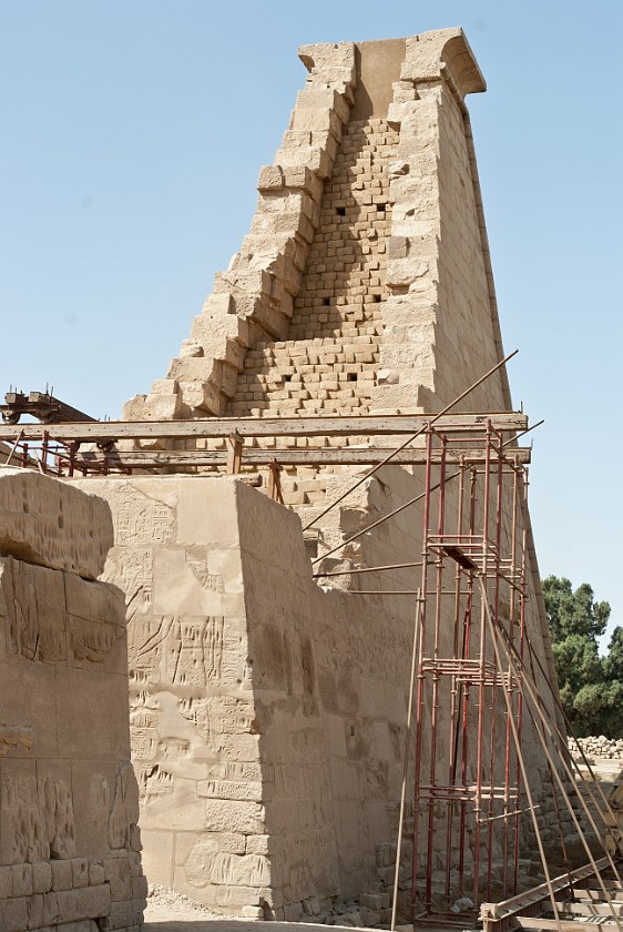 Karnak Temple of Amun. Ninth pylon. Karnak. .