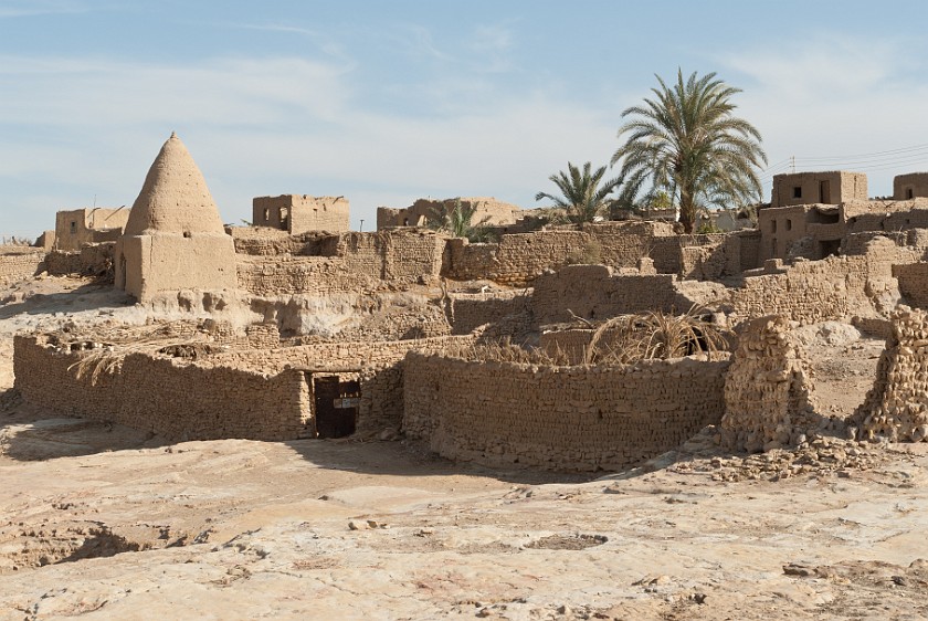 Bahariya Oasis. Historic buildings and tomb. Bahariya Oasis. .