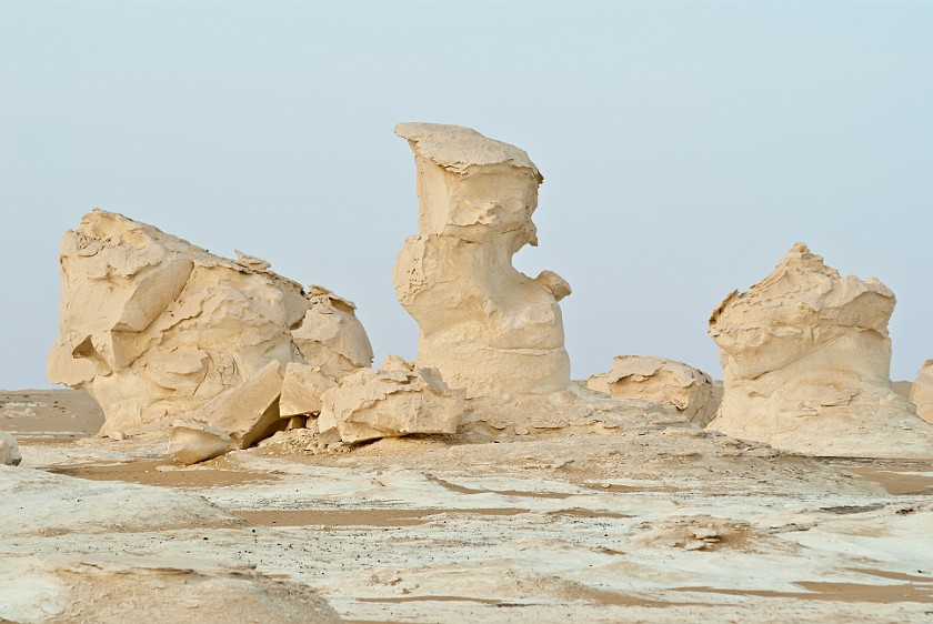 White Desert Safari. Rock formation. near Qasr al-Farafra. .