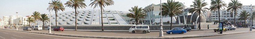 Alexandria. Panoramic view on the Alexandria Library. Alexandria. .