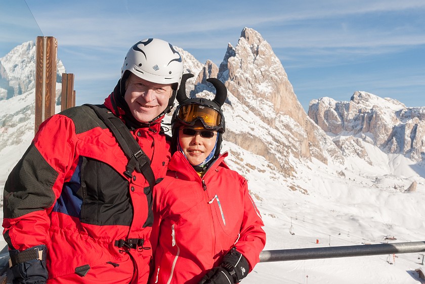 Seceda & Passo Sella. Portrait at Seceda. Gröden. .