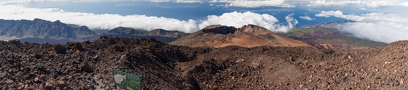 El Teide. Panoramic view on the Pico Viejo. El Teide. .