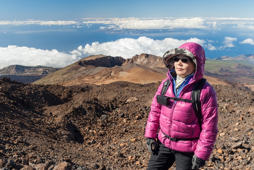 El Teide. Portrait with Pico Viejo. El Teide. .