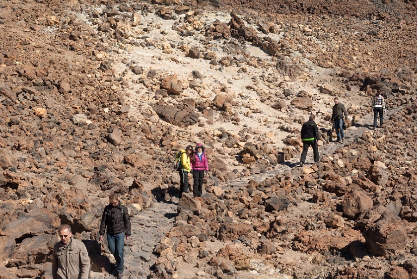El Teide. Hiking around the summit. El Teide. .