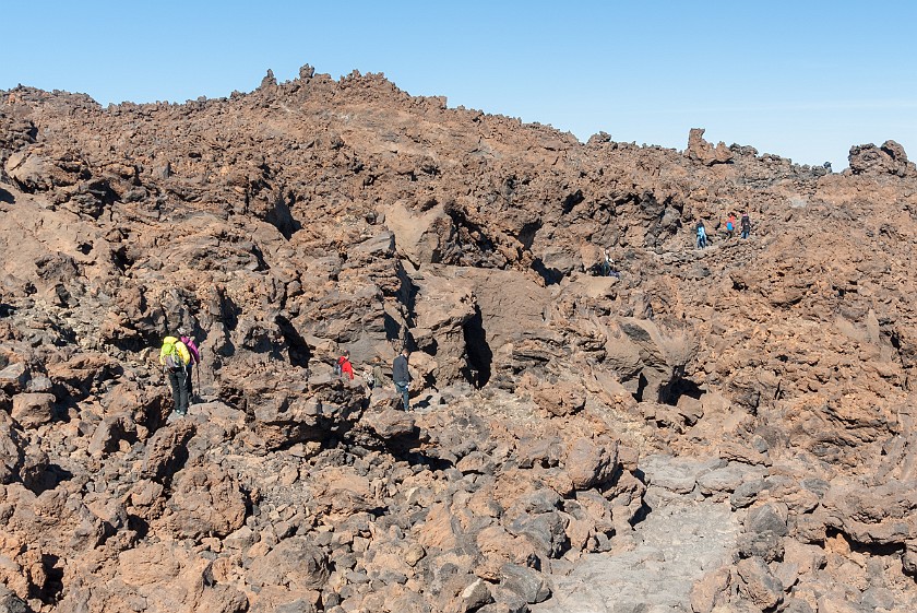 El Teide. Hiking around the summit. El Teide. .