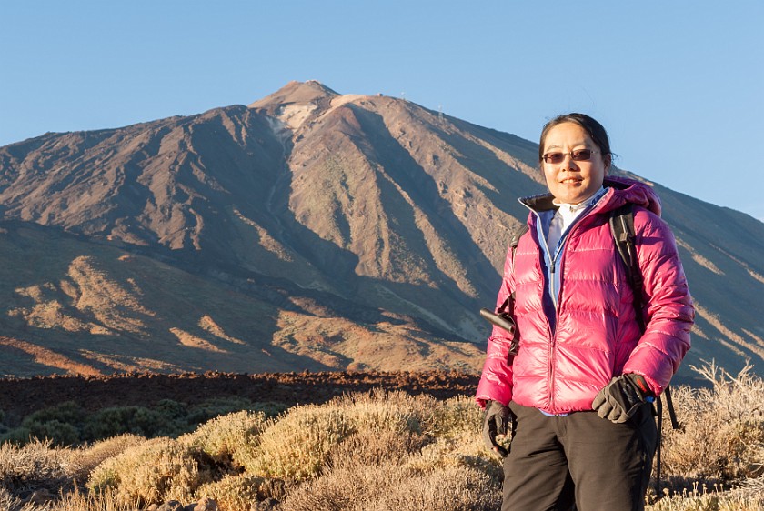 Roques de García. Portrait with the El Teide. El Teide. .