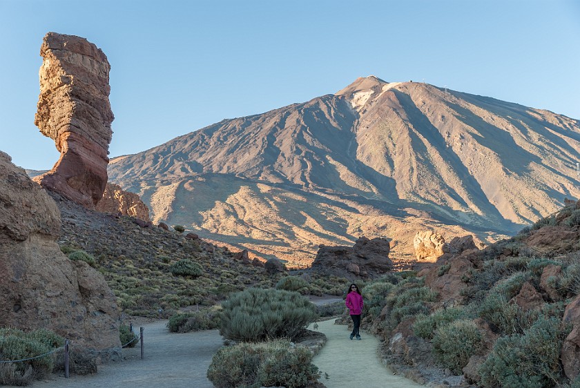 Roques de García. Roque Cinchado. El Teide. .