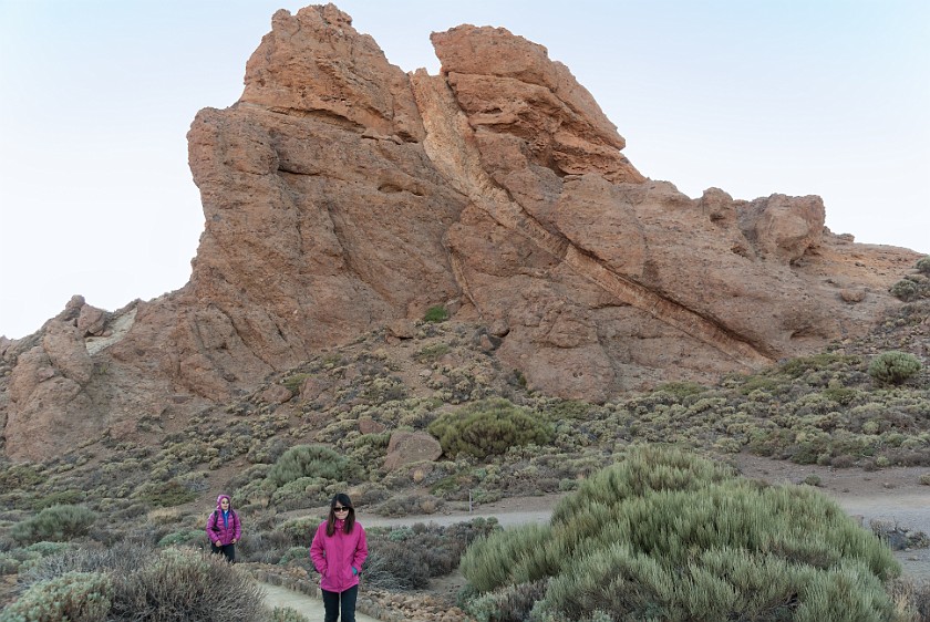 Roques de García. Rock with dyke. El Teide. .