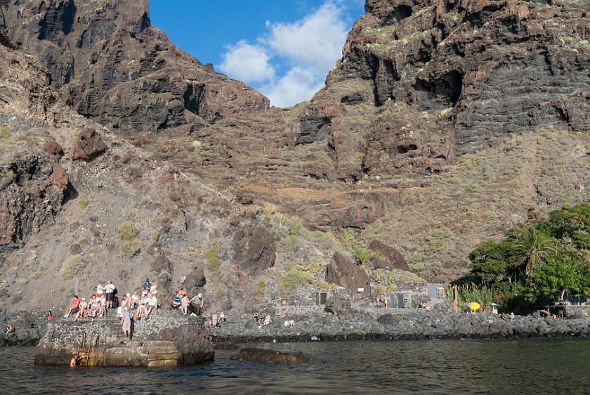 Barranco de Masca. Masca bay. Masca. .
