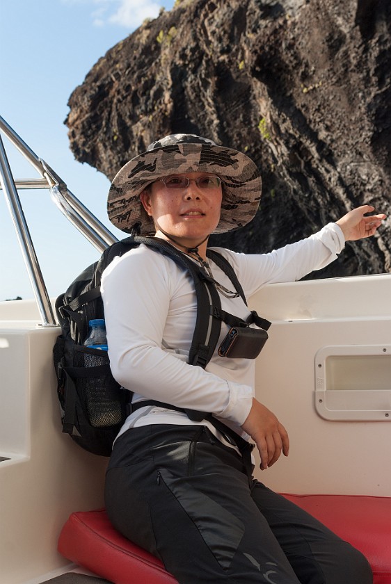Barranco de Masca. Portrait on the boat. Masca. .
