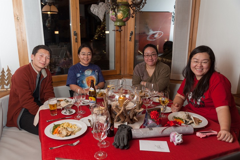 Flims. Christmas dinner. Flims. .