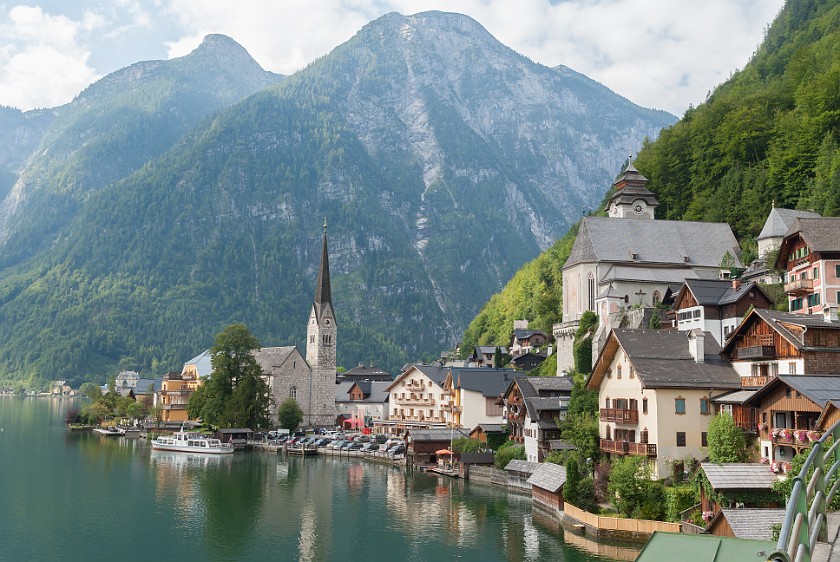 Hallstatt. View from the photo point. Hallstatt. .