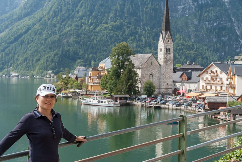 Hallstatt. Portrait from the photo point. Hallstatt. .