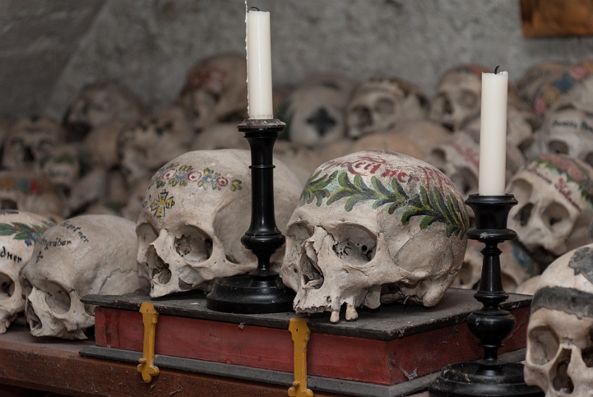 Catholic Church. Skulls. Hallstatt. .