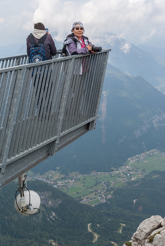 Krippenstein. Portrait on the 5fingers platform. Obertraun. .