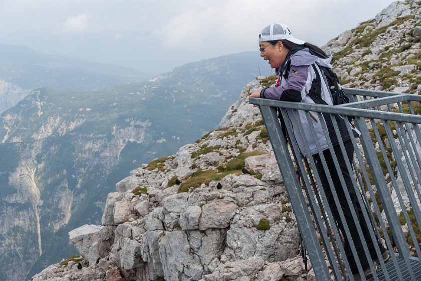 Krippenstein. Portrait on the 5fingers platform. Obertraun. .