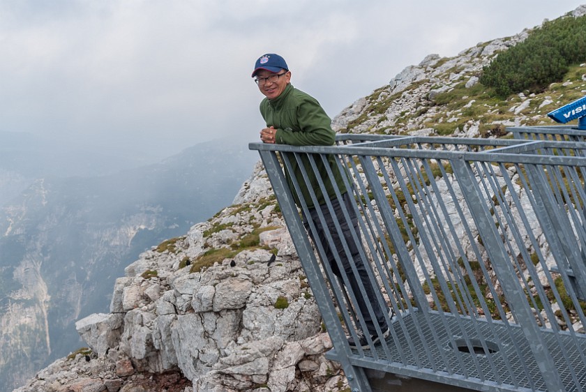 Krippenstein. Portrait of friend. Obertraun. .