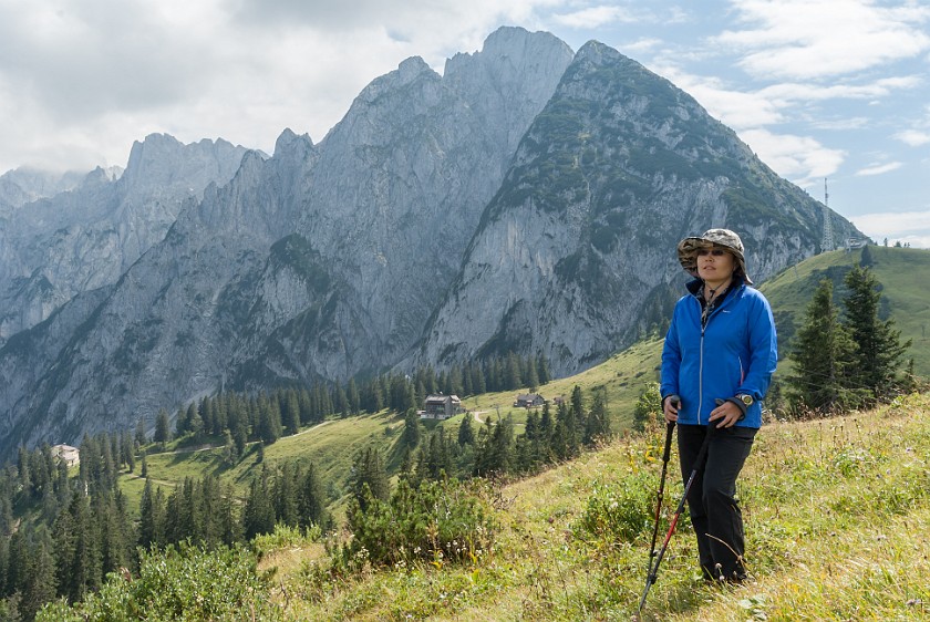 Zwieselalm. Portarit with the Gosaukamm in the background. Gosau. .