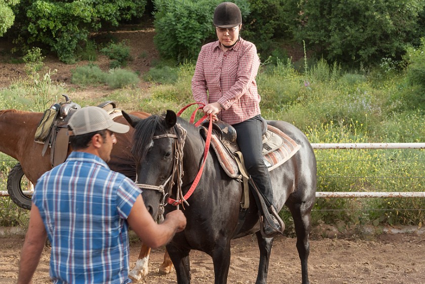 Merom Golan. Preparation for the ride. Merom Golan. .