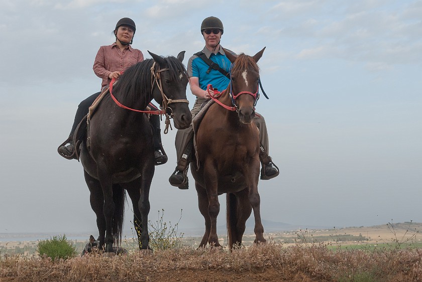 Merom Golan. Portrait on horse at Mt. Bental. Merom Golan. .