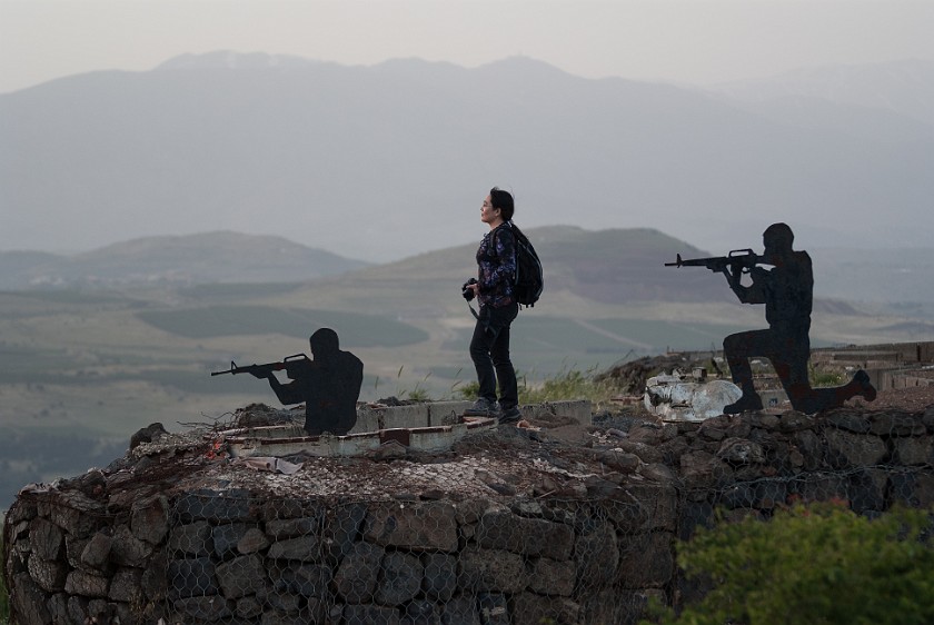 Mount Bental. Syrian trench. Merom Golan. .