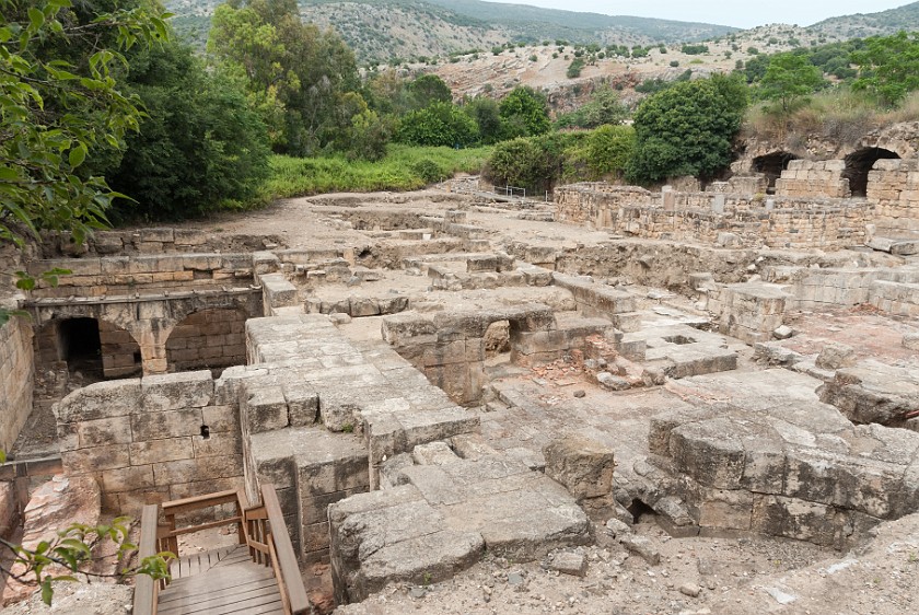 Banias Nature Reserve. Remains of a temple built by Herod the Great. near Kibbutz Snir. .
