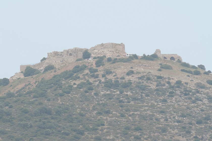 Nimrod Fortress. West side of Nimrod Fortress. near Nimrod. .