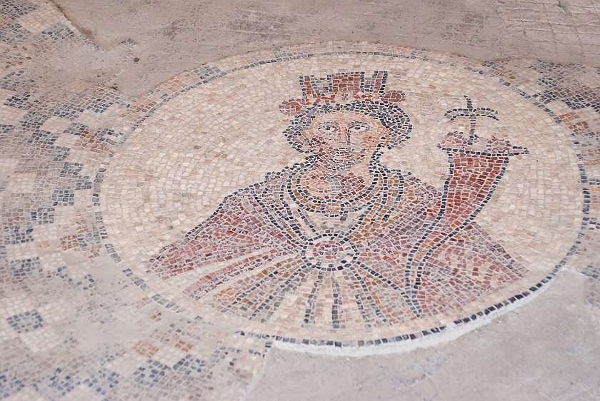 Beit She'an National Park. Floor mosaic. Beit She'an. .
