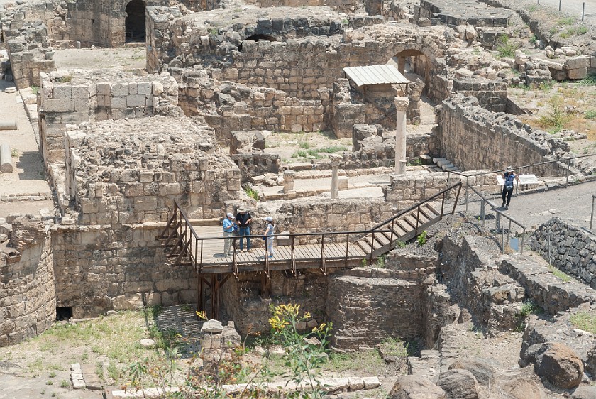 Beit She'an National Park. Public toilet house near the amphitheater. Beit She'an. .