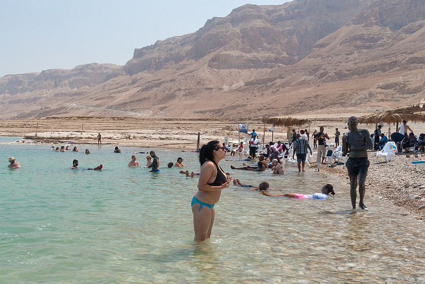 Mineral Beach at the Dead Sea. Beach. Kibbutz Mitzpe Shalem. .