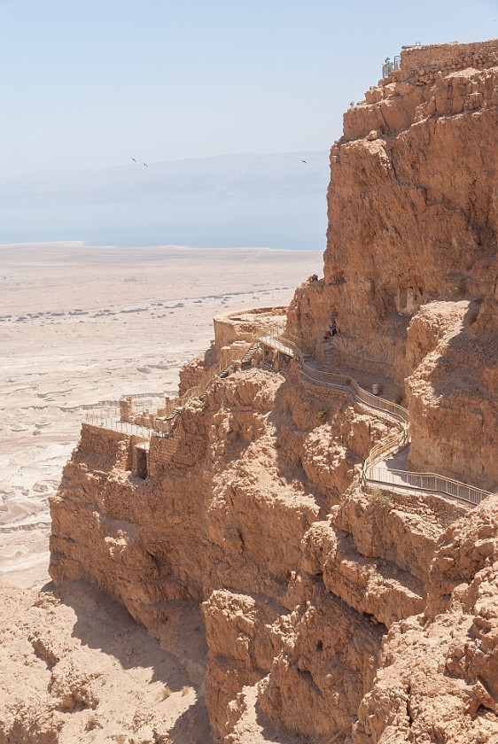 Masada. Path to the ruins of Herod's Palace. Masada. .