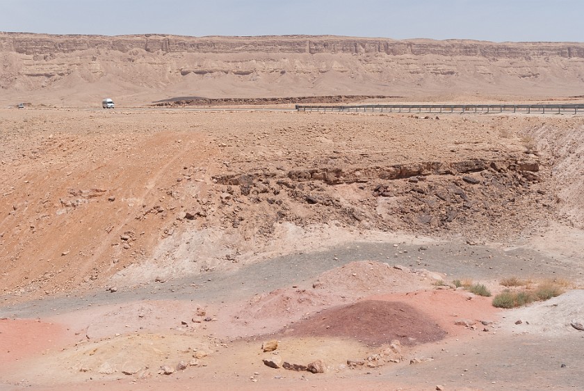 Makhtesh Ramon. Inside the erosion crater. Mitzpe Ramon. .