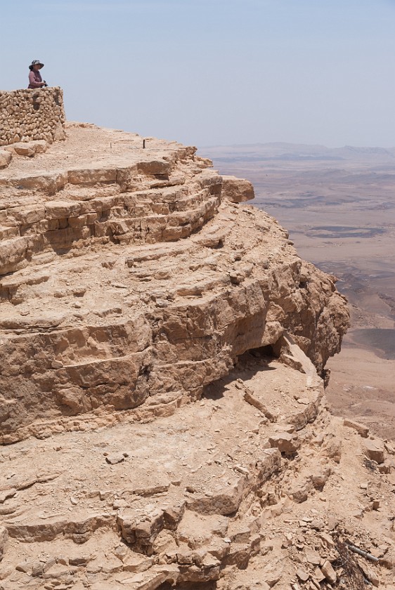 Makhtesh Ramon. At the crater's rim. Mitzpe Ramon. .