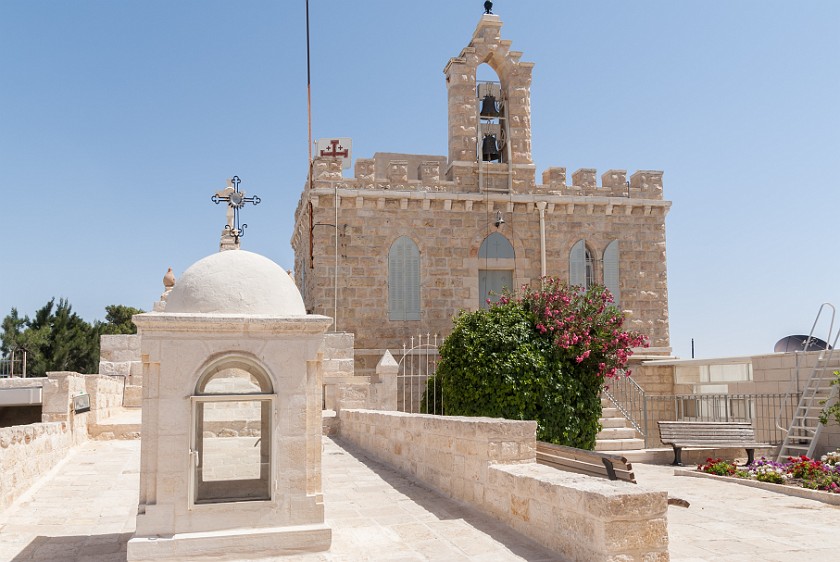 Bethlehem. Roof of the Milk Grotto Chapel. Bethlehem. .