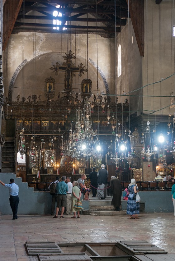 Bethlehem. Inside the Church of the Nativity. Bethlehem. .