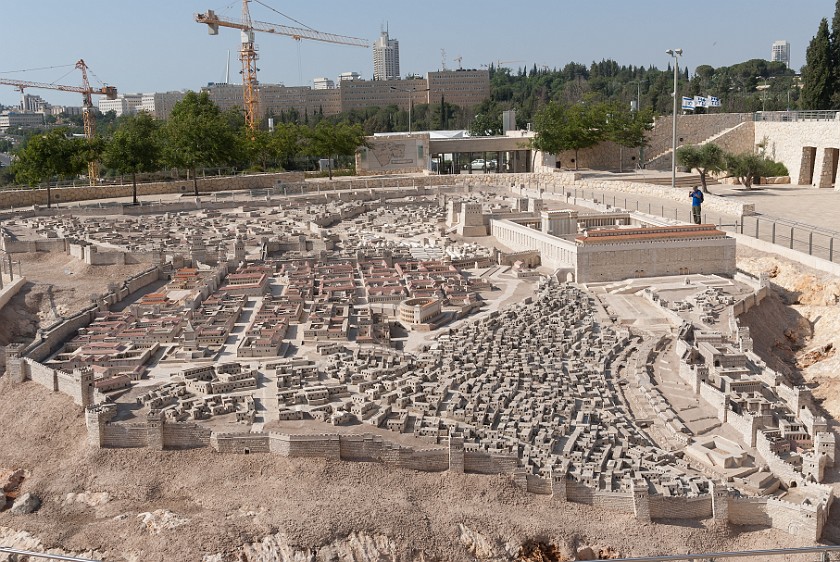 Israel Museum. Model of second temple era Jerusalem. Jerusalem. .