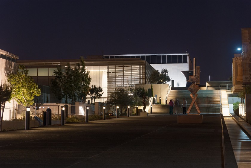 Israel Museum. Museum at night. Jerusalem. .