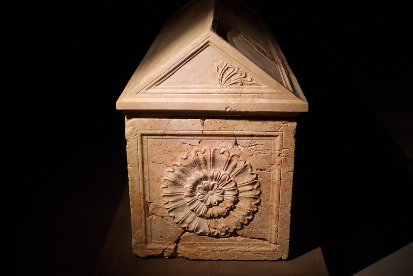 Israel Museum. Herod's coffin. Jerusalem. .