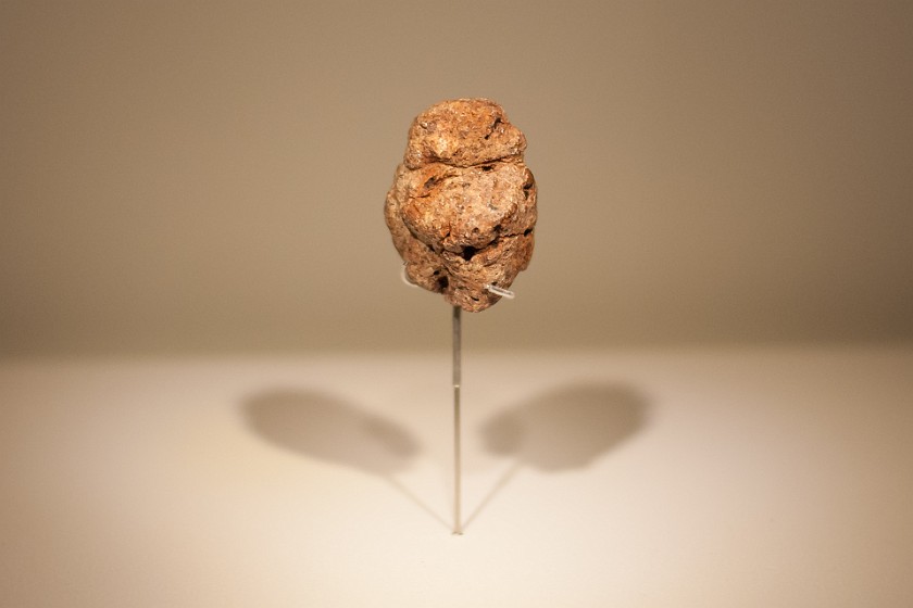 Israel Museum. 270,000 years old human art work. Jerusalem. .
