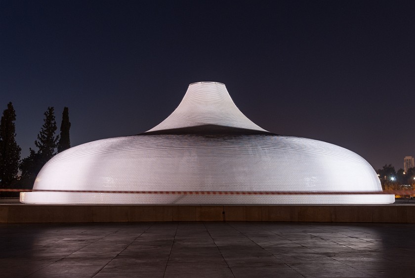 Israel Museum. Roof of the Shrine of the Book. Jerusalem. .