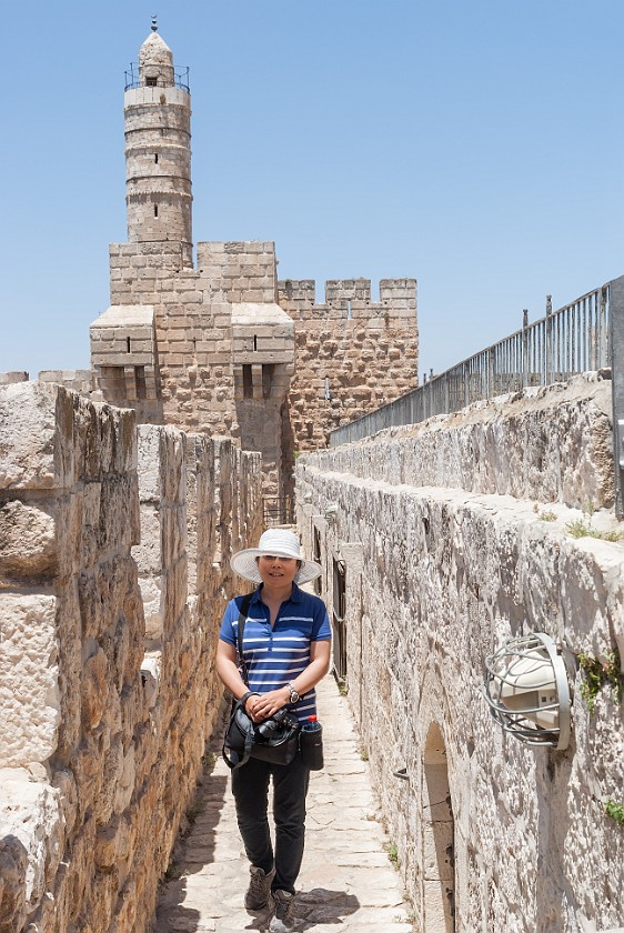 Old City of Jerusalem. Rampard and Tower of David. Jerusalem. .